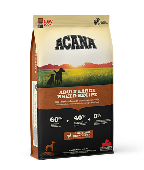 Acana Adult Large Breed Recipe Dry Dog Food - 11.4KG