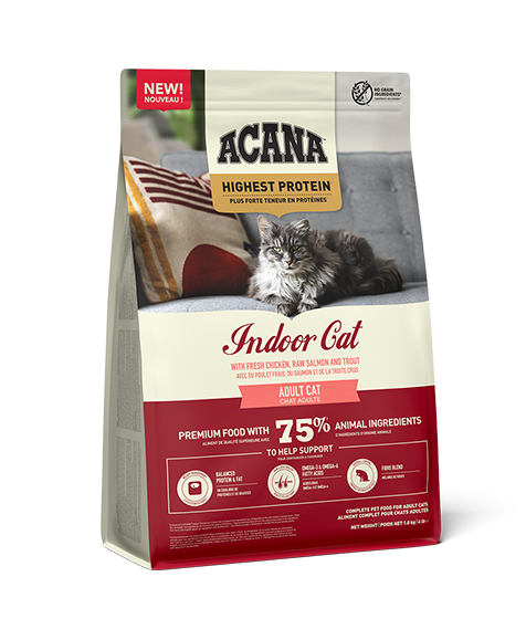 Acana Highest Protein Indoor Cat Adult Cat Dry Food - 1.8kg