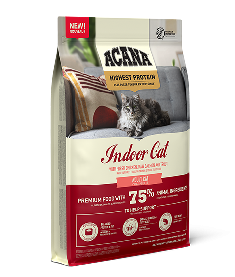 Acana Highest Protein Indoor Cat Adult Cat Dry Food - 4.5kg