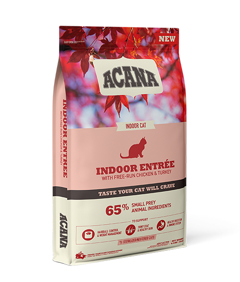 Acana Indoor Entree Adult Dry Cat Food - 4.5KG