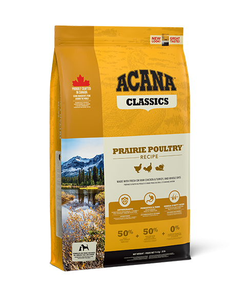 Acana Classics Prairie Poultry Dry Dog Food - 9.7KG