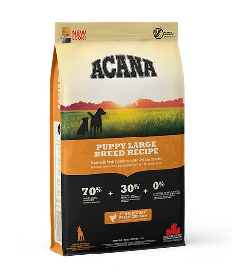 Acana Puppy Large Breed Recipe Dry Dog Food - 11.4KG