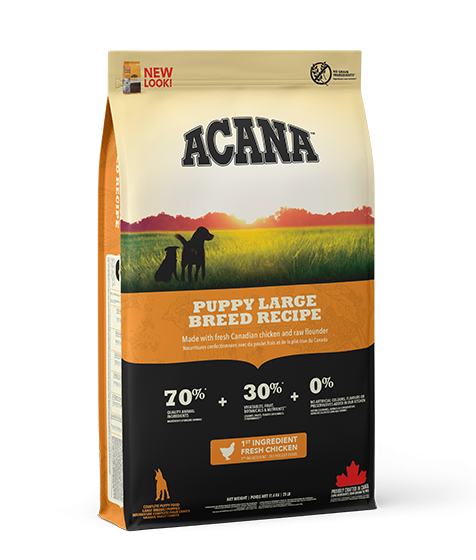 Acana Puppy Large Breed Recipe Dry Dog Food - 11.4KG