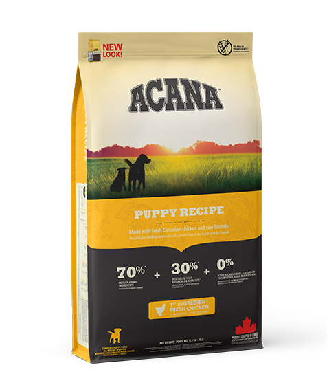 Acana Puppy Recipe Medium Breed Dry Dog Food -