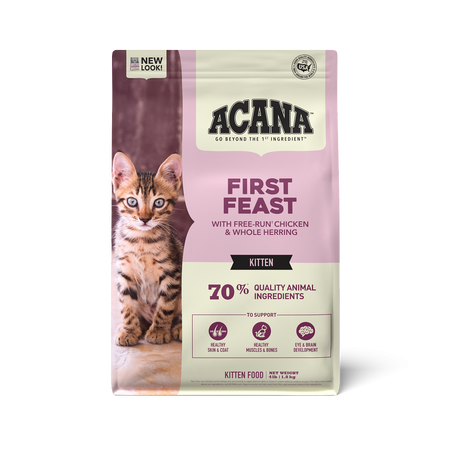 Acana Chicken with Herring First Feast Kitten Dry Cat Food 1.8kg - 1.8kg