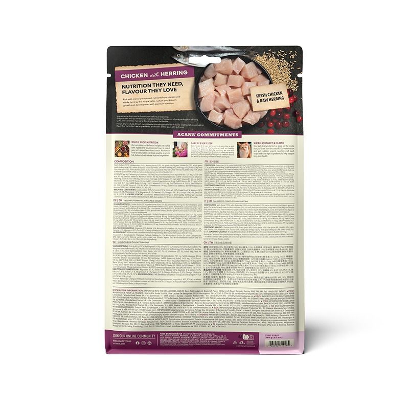 Acana Chicken with Herring First Feast Kitten Dry Cat Food 1.8kg - 1.8kg