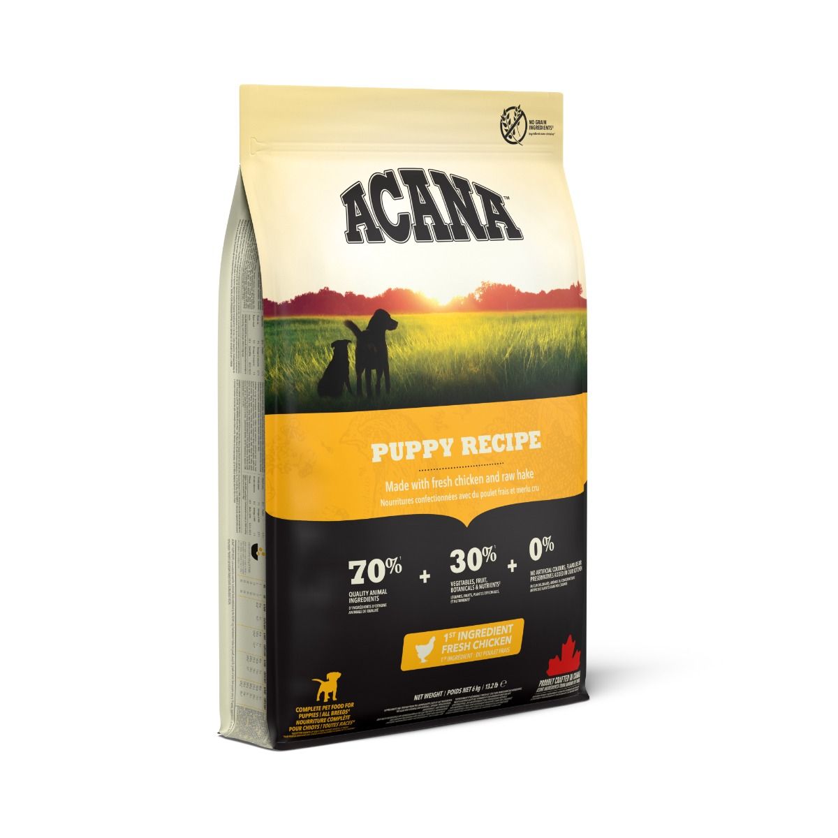 Acana Puppy Recipe Medium Breed Dry Dog Food - 11.4KG