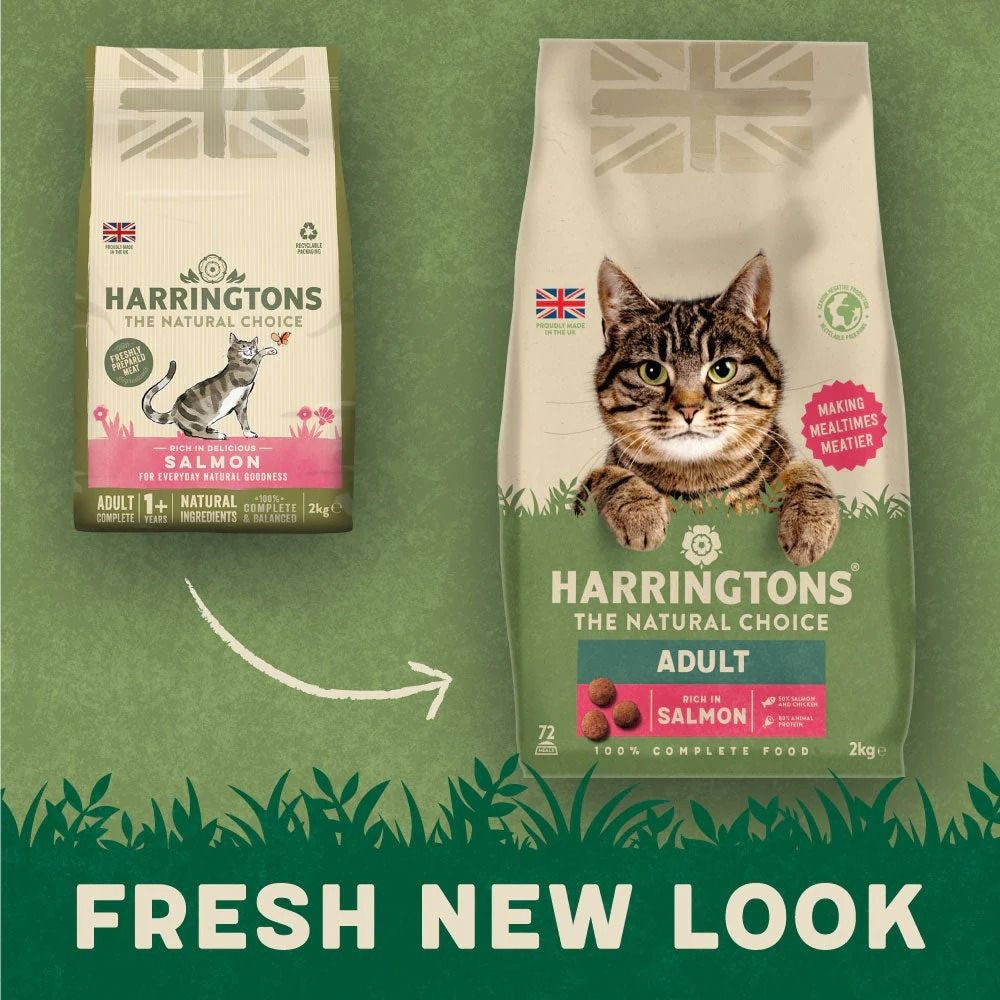 Harringtons Complete Salmon Adult Dry Cat Food 2kg - 2kg