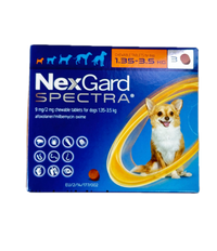 Nexgard Spectra 1.35-3.5 kg Tabs - very small