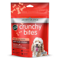 Arden Grange Crunchy Bites Chicken Dog Treats 225g - 225g