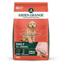 Arden Grange Daily All Breeds Puppy with Fresh Chicken & Rice Dry Dog Food - 2kg