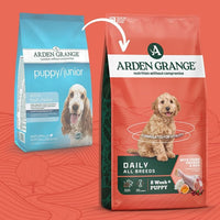 Arden Grange Daily All Breeds Puppy with Fresh Chicken & Rice Dry Dog Food - 2kg
