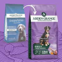 Arden Grange Daily Large Breeds Puppy with Fresh Chicken & Rice Dry Dog Food - 2kg