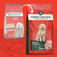 Arden Grange Daily All Breeds Adult Fresh Chicken & Rice Dry Dog Food - 12kg
