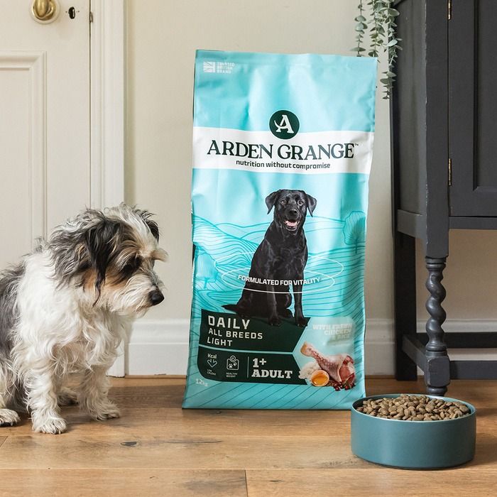 Arden Grange Daily All Breeds Light Adult Fresh Chicken & Rice Dry Dog Food - 12kg