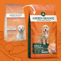 Arden Grange Daily All Breeds Senior with Fresh Chicken & Rice Dry Dog Food - 2kg