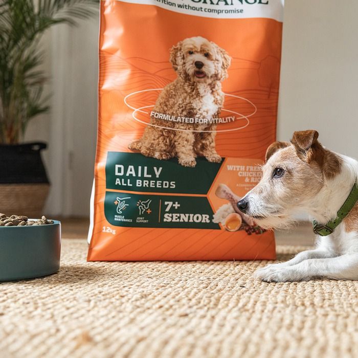 Arden Grange Daily All Breeds Senior with Fresh Chicken & Rice Dry Dog Food - 12kg