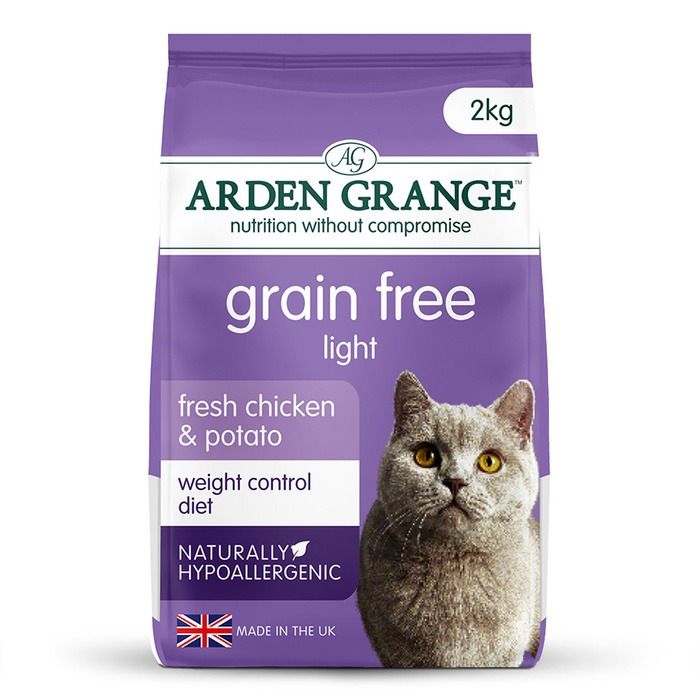 Arden Grange Grain Free Light Fresh Chicken & Potato Dry Cat Food - 4kg