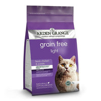 Arden Grange Grain Free Light Fresh Chicken & Potato Dry Cat Food - 400g