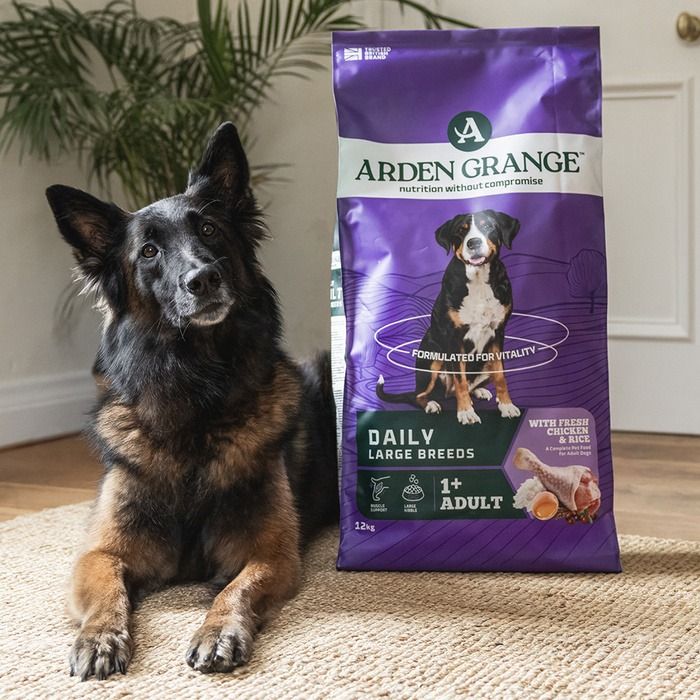 Arden Grange Daily Large Breeds Adult Fresh Chicken & Rice Dry Dog Food - 12kg