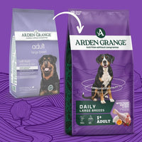 Arden Grange Daily Large Breeds Adult Fresh Chicken & Rice Dry Dog Food - 2kg