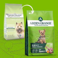 Arden Grange Daily Small Breeds Adult with Fresh Lamb & Rice Dry Dog Food - 6kg