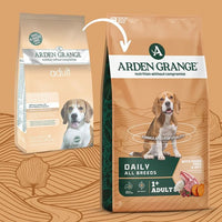 Arden Grange Daily All Breeds Adult with Fresh Pork & Rice Dry Dog Food - 12kg