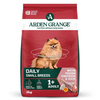 Arden Grange Daily Small Breeds Adult with Fresh Chicken & Rice Dry Dog Food - 6kg