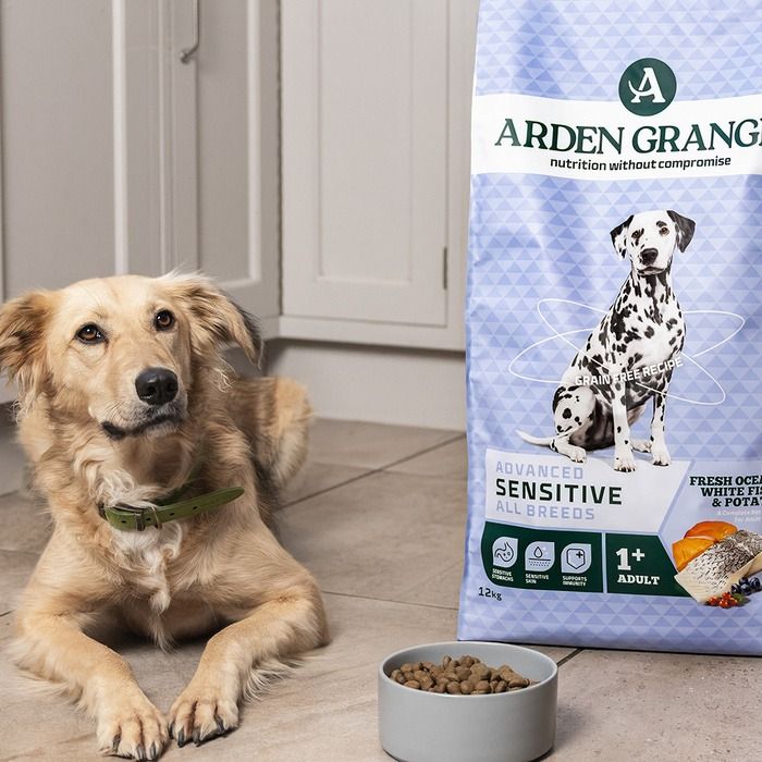 Arden Grange Advanced Sensitive All Breeds Adult Ocean White Fish & Potato Dry Dog Food - 6kg