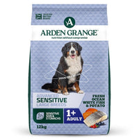 Arden Grange Advanced Sensitive Large Breeds Adult Fresh Ocean White Fish & Potato Dry Dog Food - 12kg