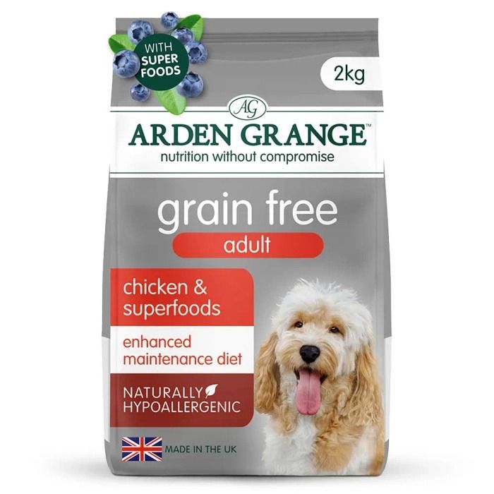 Arden Grange Grain Free Adult Chicken & Superfoods Dog Dry Food - 2kg