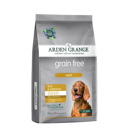 Arden Grange Grain Free Adult Duck & Superfoods Dry Dog Food - 12kg