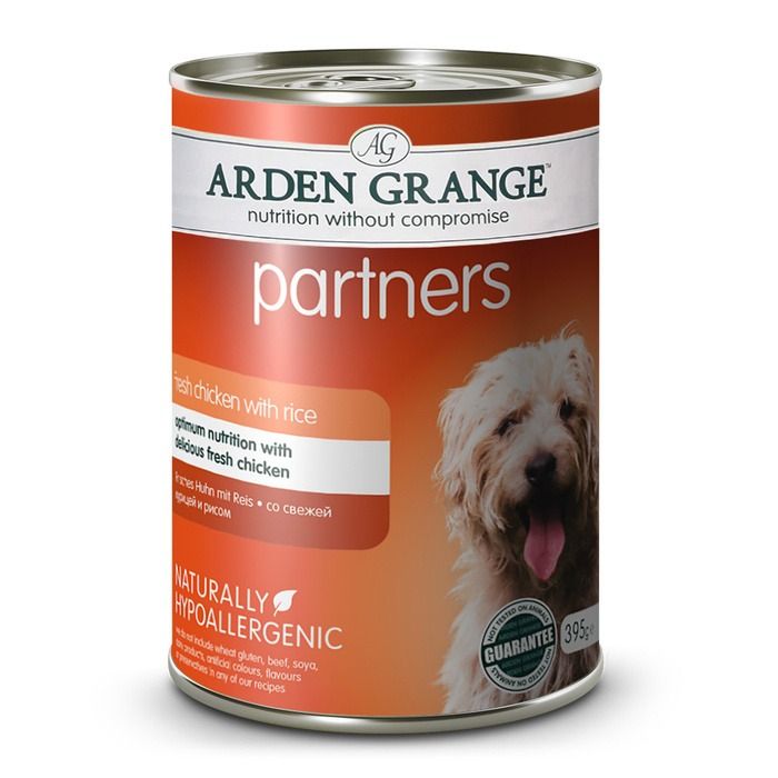 Arden Grange Partners Chicken, Rice & Vegetables Wet Dog Food 395g - 395g