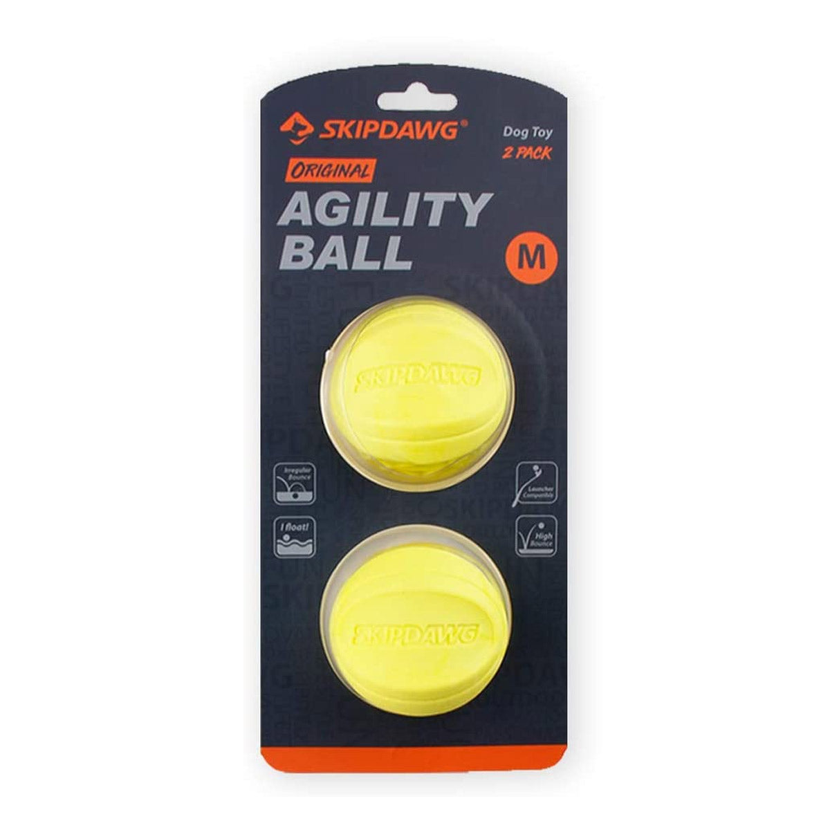 SKIPDAWG Dog Agility Ball Pack of 2 (Medium)