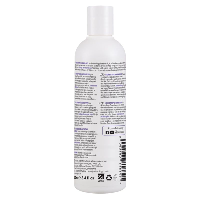 Animology Essentials Sensitive Dog Shampoo 250ml - 250ml