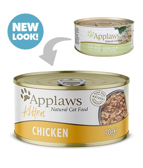 Applaws Chicken Wet Kitten Food 70g Tin - 70G