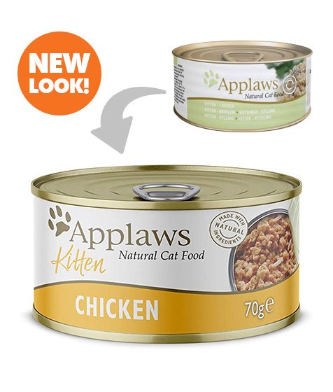 Applaws Chicken Wet Kitten Food 70g Tin - 70G