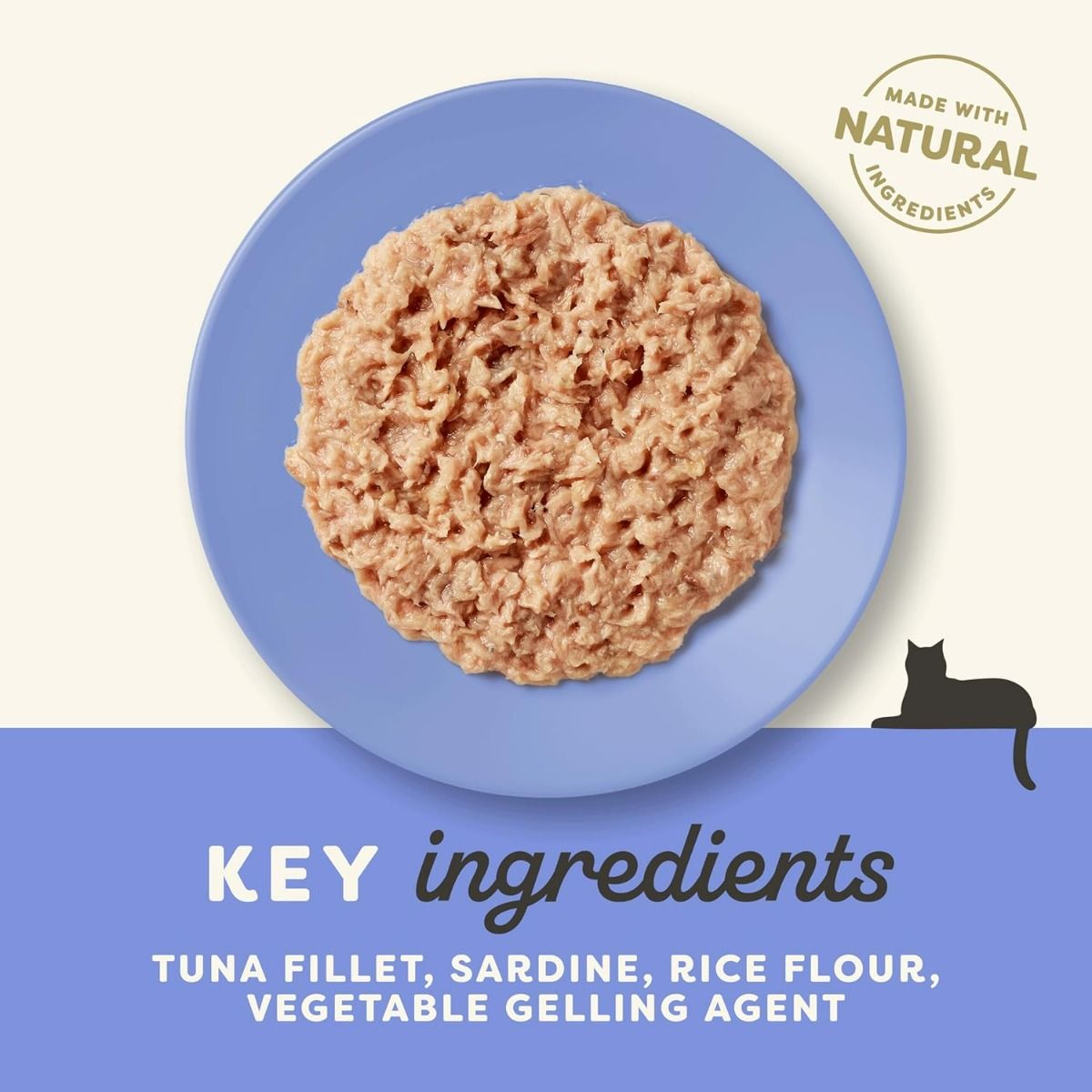 Applaws Tuna Fillet with Sardine Senior Wet Cat Food 70g Tin - 70G