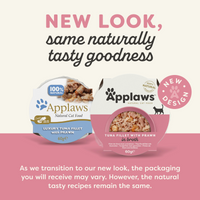 Thumbnail for Applaws Tuna with Prawn Adult Wet Cat Food 60g Pot - 60G