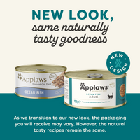 Thumbnail for Applaws Ocean Fish Adult Wet Cat Food Tin - 70g