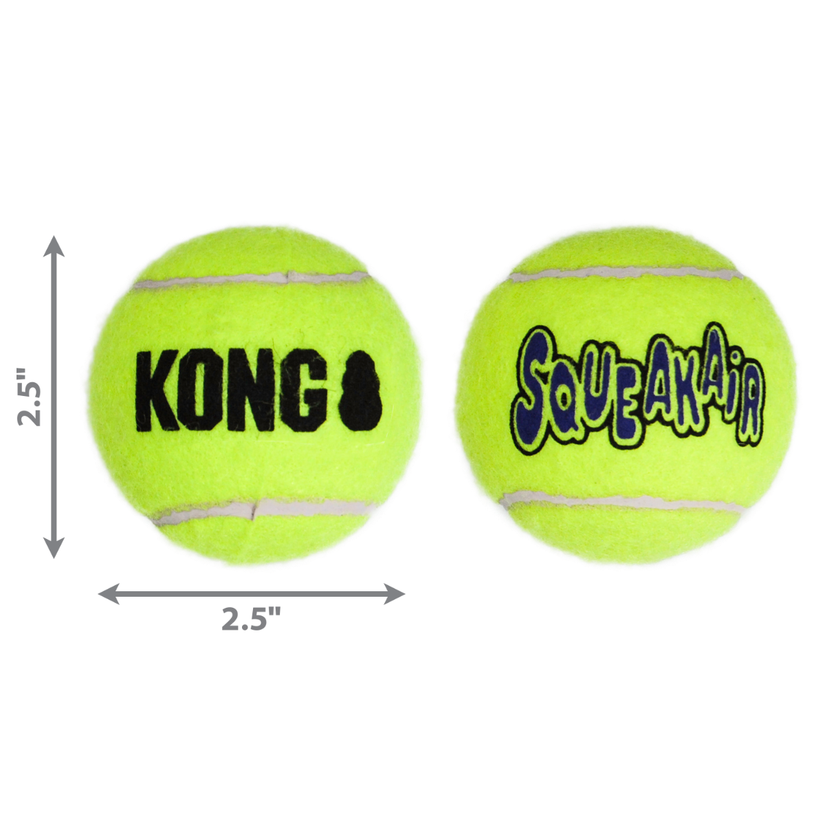 Kong SqueakAir Ball Dog Toy 6 pack - Medium