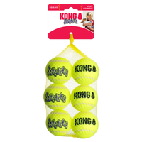 Thumbnail for Kong SqueakAir Ball Dog Toy 6 pack - Medium