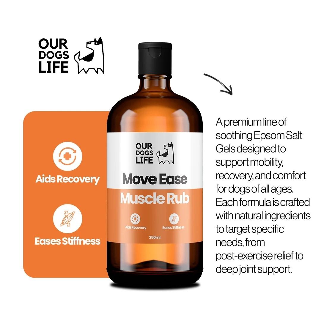 Dogslife Epsom Salt Gel MoveEase Muscle Rub 250ml - 250ml