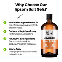 Dogslife Epsom Salt Gel MoveEase Muscle Rub 250ml - 250ml