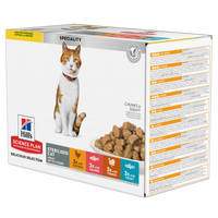 Hill’s Science Plan Sterilised Cat Adult Cat Food Multipack (12x85g)