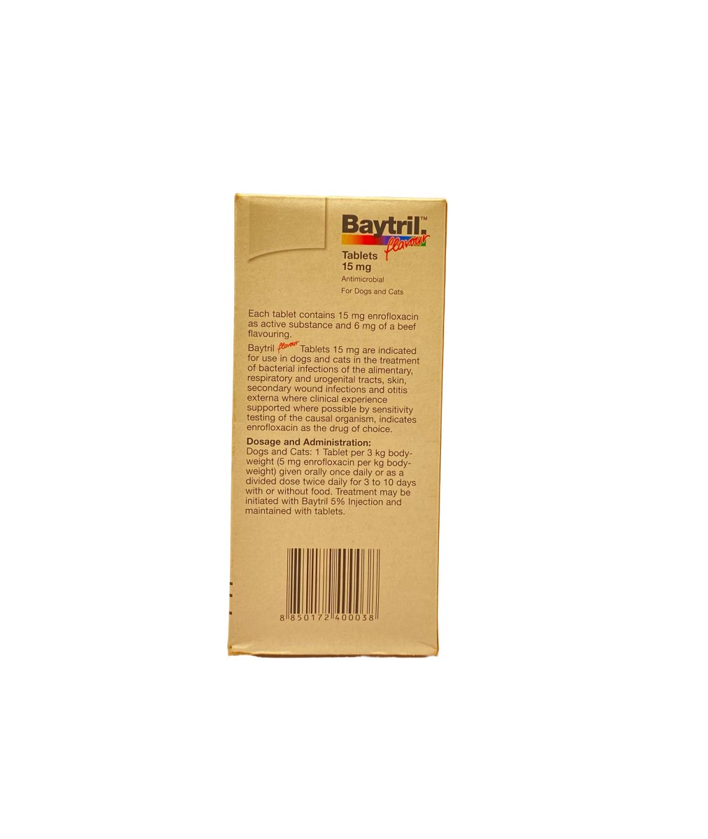 Baytril Flavour Tablet 5Strips
