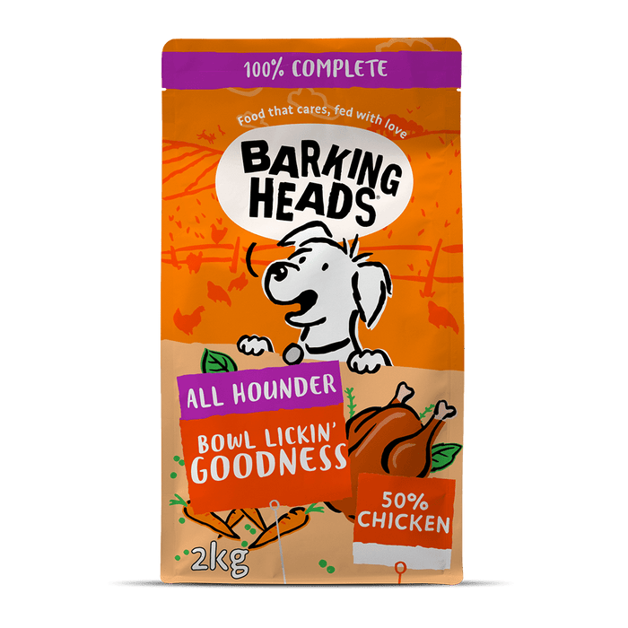 Barking Heads All Hounder Bowl Lickin' Goodness Chicken Dry Dog Food - 2kg