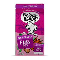 Barking Heads All Hounder Fuss Pot Duck Dry Dog Food - 2kg
