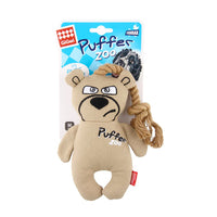 Thumbnail for Puffer Zoo Bear Canvas Fabric with Rope Handle Dog Toy