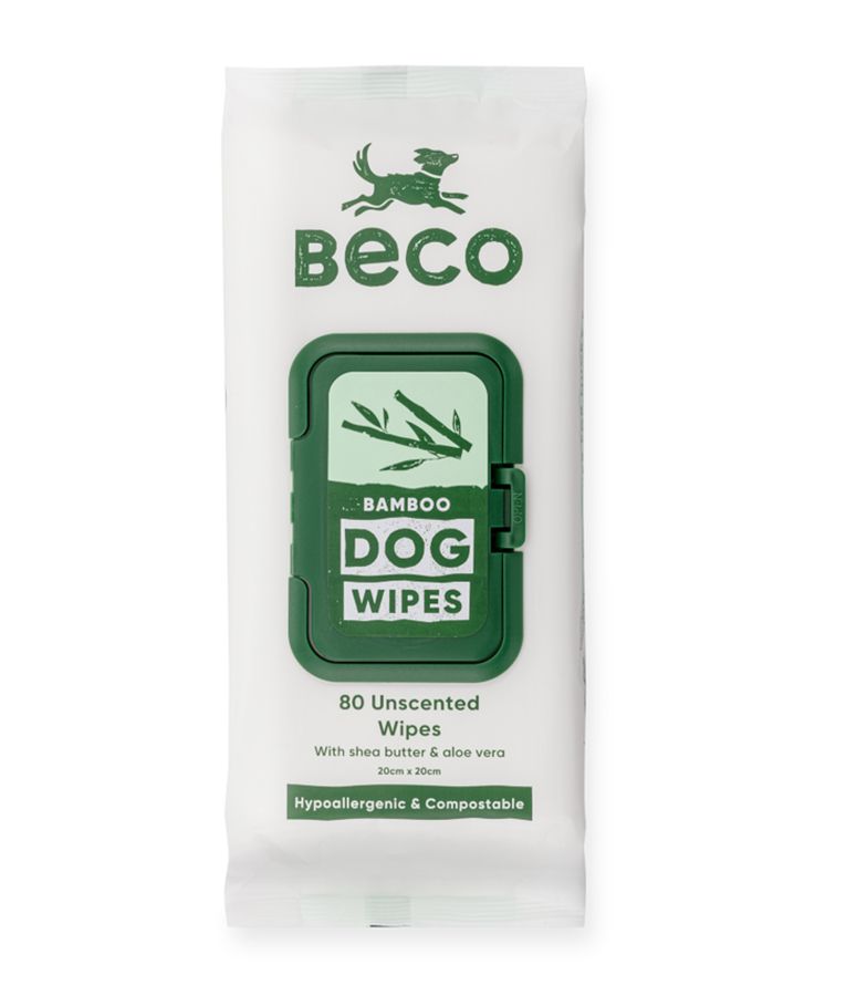 Beco Bamboo Unscented Dog Wipes -